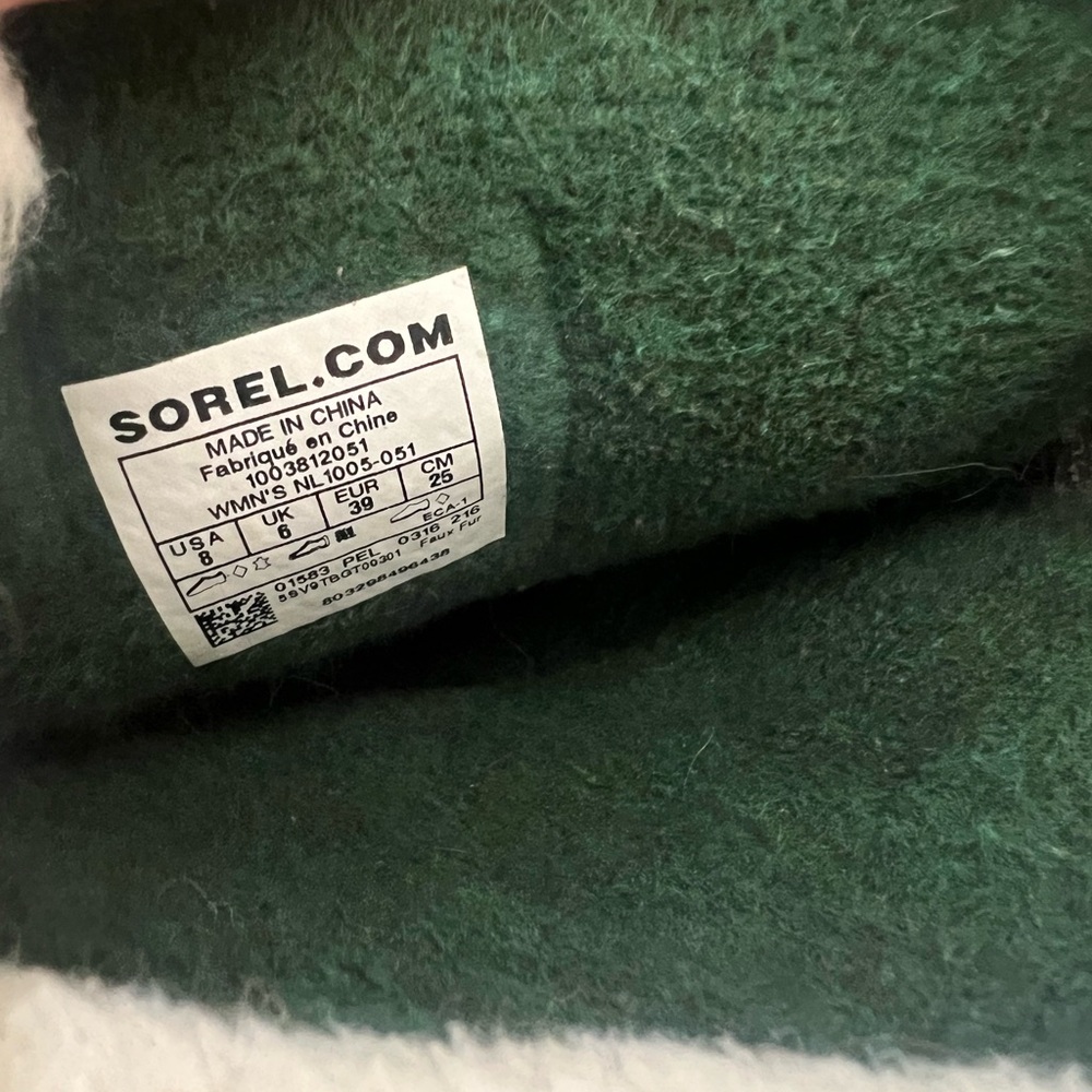 Sorel Caribou Boot - Shale/stone color Size 8 women’s - Picture 4 of 8